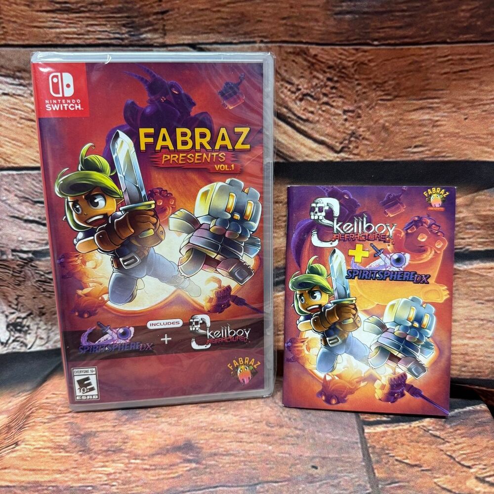Fabraz Presents Vol 1 Nintendo Switch Limited Run Games LRG Sealed Skellboy New